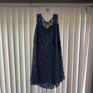 lace overlay low V back